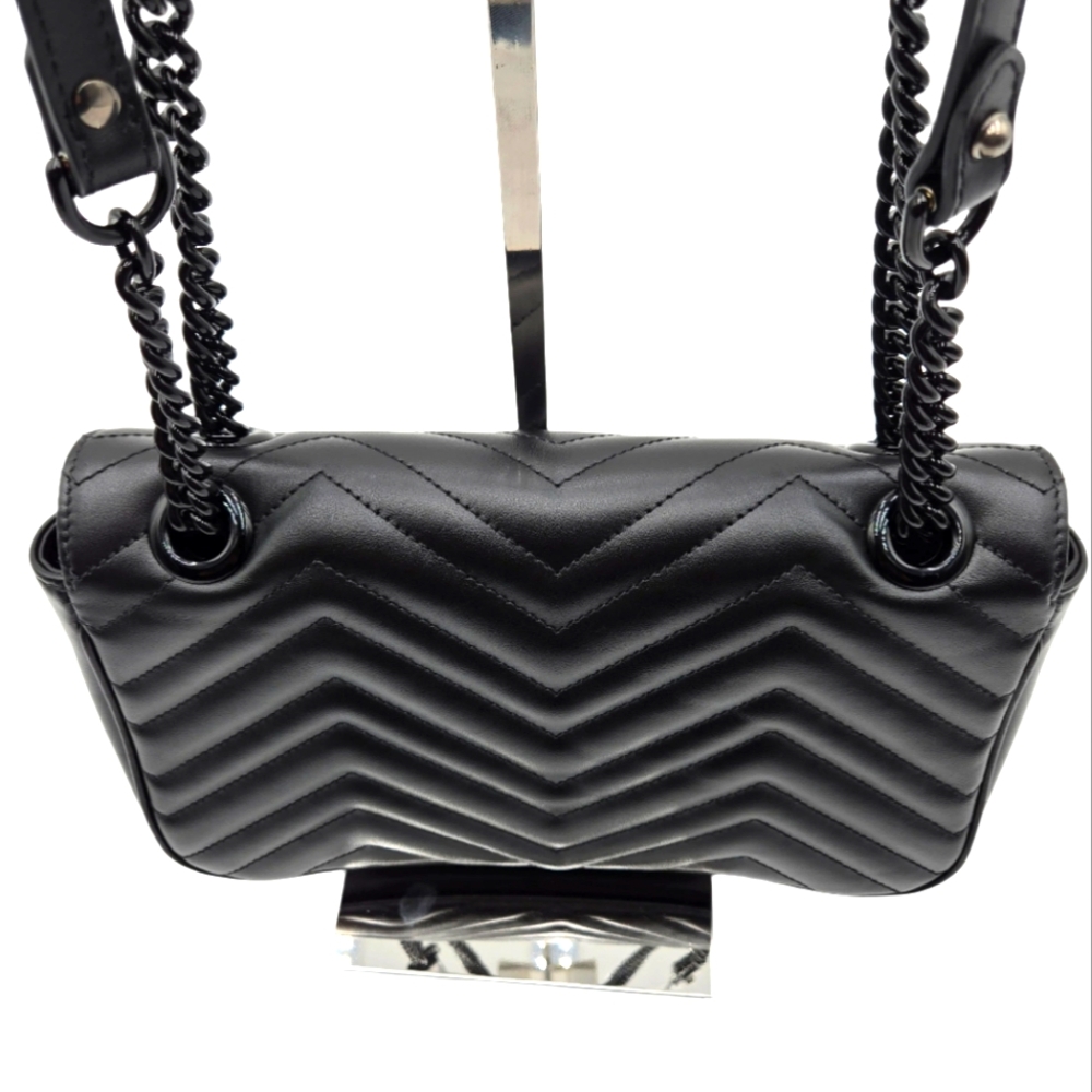 GG Marmont medium shoulder bag / Crossbody Style 443497 - NEW - Picture 3 of 16